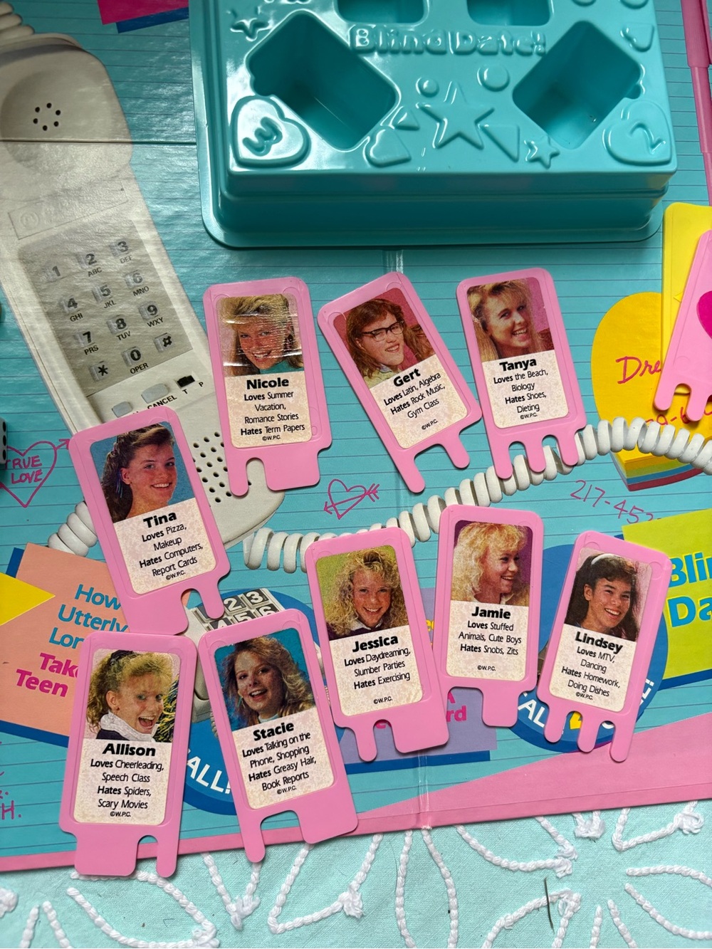 Vintage Girl Talk Dateline Board Game Complete ! - Picture 11 of 16